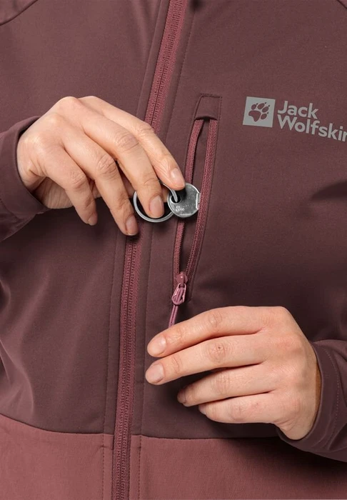 Jack Wolfskin Morobbia Funktionsjacke dark maroon (Damen)