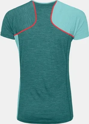 Ortovox 120 Cool Tec Fast Upward Funktionsshirt kurzarm ice waterfall blend (Damen)