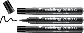 edding 2000 C schwarz, 3er-Pack