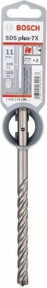 Bosch Professional SDS-plus-7X Hammerbohrer, 11x100x165mm, 1 Stück