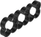 Alphacool Eiskamm Alu X12 Kabelkamm 4mm, schwarz, 4er-Pack Vorschaubild