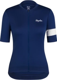Rapha Core Trikot kurzarm blue/white stripe (Damen)