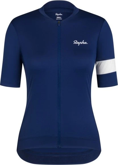Rapha Core Trikot kurzarm blue/white stripe (Damen)