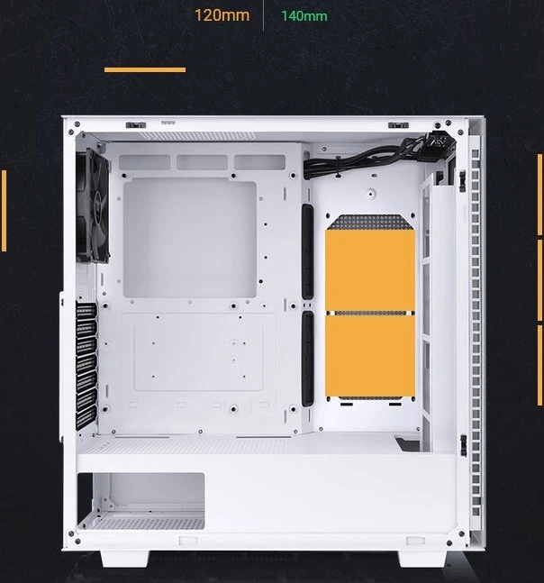 Thermaltake Divider 300 TG Snow Edition, weiß, Glasfenster