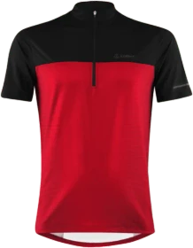 Löffler Glow Trikot kurzarm rot (Herren)