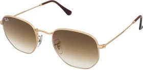 Ray-Ban RB3548 Hexagonal 51mm gold/light brown gradient
