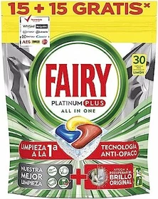 Fairy Platinum Plus All-In-One Lemon Geschirrspültabs, 30 Stück