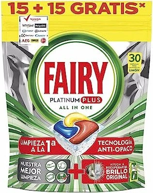 Fairy Platinum Plus All-In-One Lemon Tabs