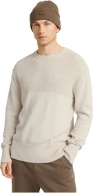 G-Star Fisherman Knitted Strickpullover whitebait (Herren)
