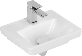 Villeroy & Boch Subway 3.0 Handwaschbecken 37x30.5x13cm, ohne Überlauf, weiß alpin ceramicplus