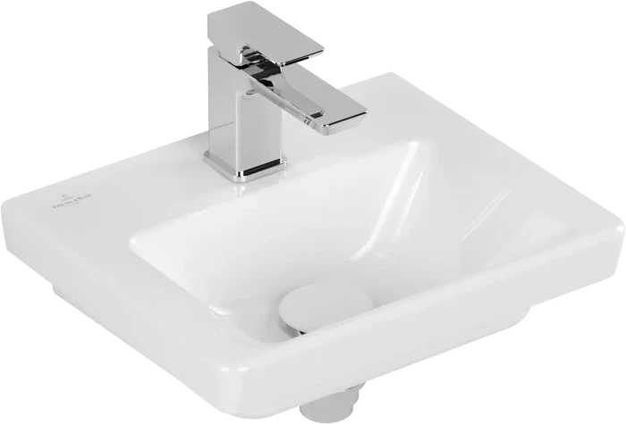 Villeroy & Boch Subway 3.0 Handwaschbecken 37x30.5x13cm, ohne Überlauf, weiß alpin ceramicplus