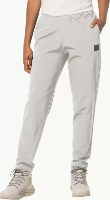Jack Wolfskin Bike Commute Hose lang silver cloud (Damen)