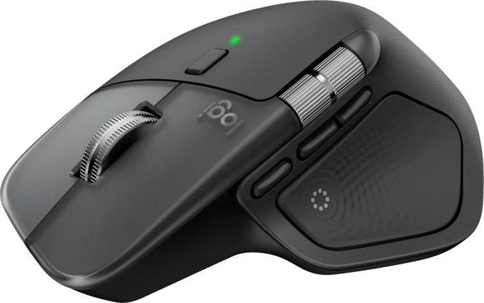 Logitech MX Master 4 for Mac Space Black, schwarz, Logi Bolt, USB/Bluetooth