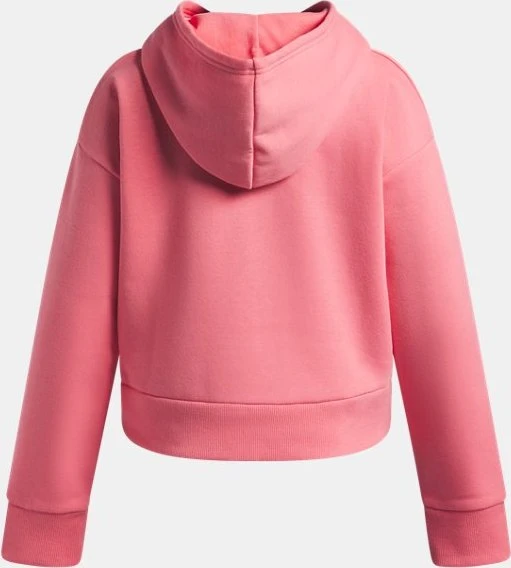 Under Armour Rival Fleece Crop Hoodie bittersweet pink/white (Junior)