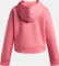 Under Armour Rival Fleece Crop Hoodie bittersweet pink/white (Junior) Vorschaubild
