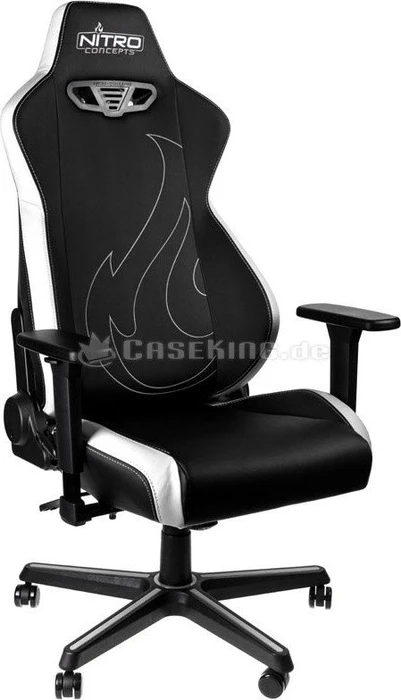 Nitro Concepts S300 EX Stealth Radiant White Bürostuhl, schwarz/weiß