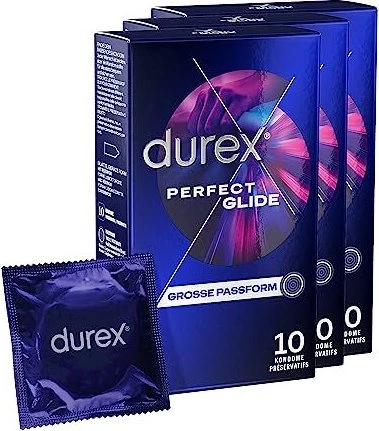 Durex Perfect Glide, 30 Stück (3x 10 Stück)