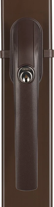 ABUS FOS550 B EK verschiedenschließend braun, Fenster-Stangenschloss
