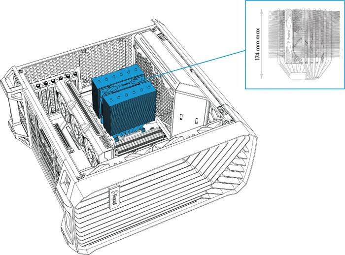 Fractal Design Torrent Compact Black Solid