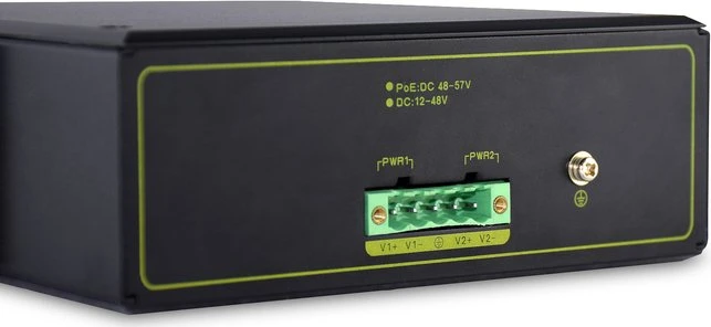 Digitus Professional DN-651 Industrial Railmount Gigabit Switch, 4x RJ-45, 2x SFP, PoE+