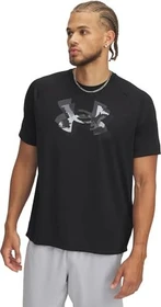Under Armour Tech Print Fill Funktionsshirt kurzarm black/anthracite (Herren)