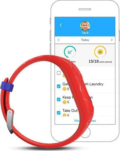 Garmin vivofit jr. 2 Marvel Spider-Man Aktivitäts-Tracker anpassbar rot