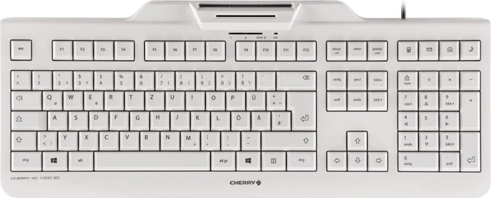 Cherry KC 1000 SC, grau, USB, CH