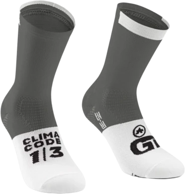 Assos GT C2 Fahrradsocken rock grey