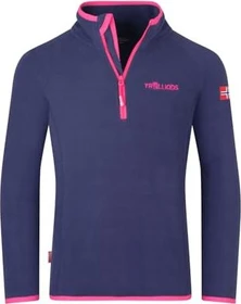 Trollkids Nordland Half Zip Pullover deep violet (Junior)
