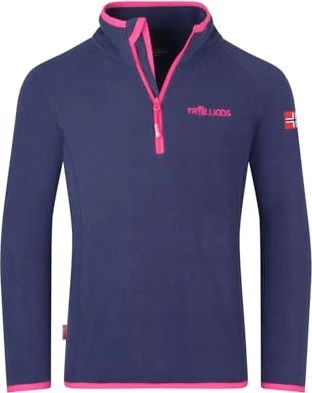 Trollkids Nordland Half Zip Pullover deep violet (Junior)