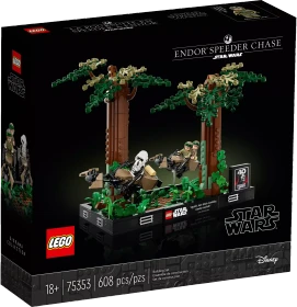 LEGO Star Wars - Verfolgungsjagd auf Endor Diorama