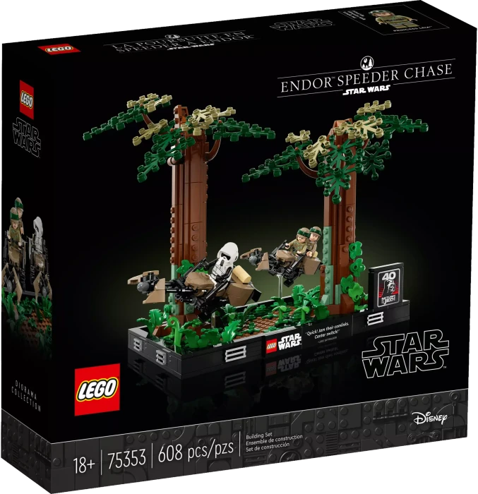 LEGO Star Wars - Verfolgungsjagd auf Endor Diorama