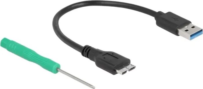 DeLOCK Externes Gehäuse für mSATA SSD, USB 3.0 Micro-B
