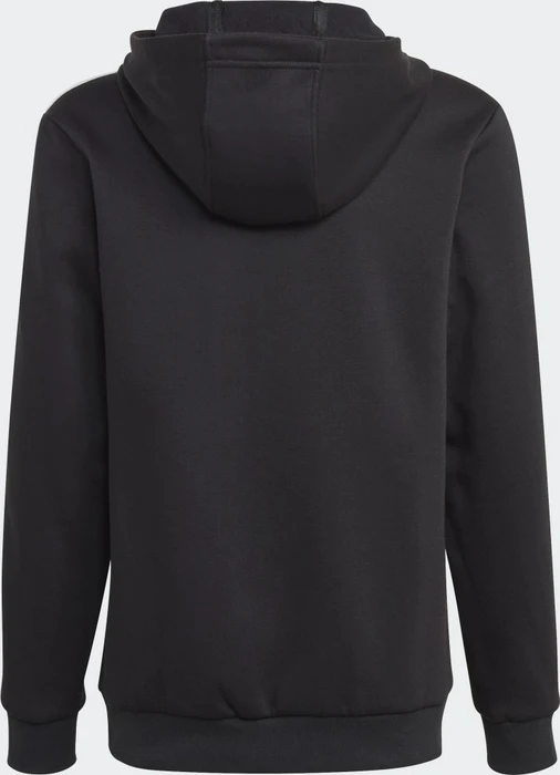 adidas Tiberio 3-Streifen Colorblock Hoodie black/white/grey five (Junior)