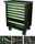 KS Tools Competition Werkzeugwagen schwarz/grün bestückt inkl. 119-tlg. Zubehör (512.3119)