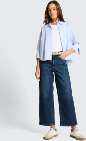 Tom Tailor Nelma Culotte Jeans mid stone bright blue denim (Damen)
