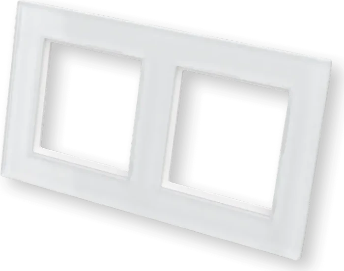 eQ-3 Homematic HmIP-GF2 Glasrahmen 2-fach, weiß
