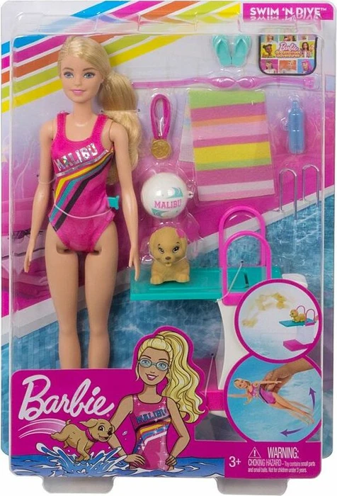 Mattel Barbie - Dreamhouse Adventures - Schwimmerin Spielset
