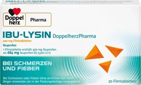 Doppelherz Ibu-Lysin 400mg Filmtabletten, 20 Stück