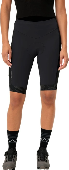 Vaude Kuro Tights II Fahrradhose kurz schwarz (Damen)