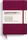 Leuchtturm1917 Medium Notizbuch, A5, kariert, Hardcover, port red (359694)