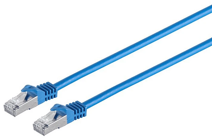 MicroConnect Patchkabel, Cat7/Cat6a, S/FTP, RJ-45/RJ-45, 1m, blau