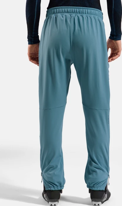 Odlo Zeroweight X-Warm Laufhose lang provincial blue (Herren)