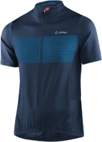 Löffler Cody Mid Full-Zip Trikot kurzarm dark blue (Herren)