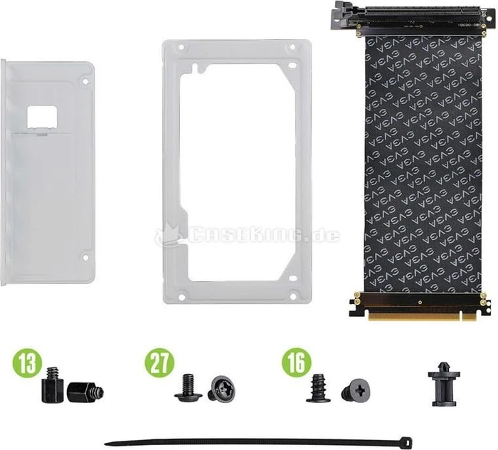 EVGA DG-76 weiß, Glasfenster