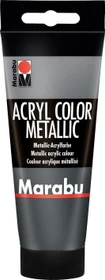 Marabu Acryl Color Acrylfarbe, anthrazit metallic, 100ml