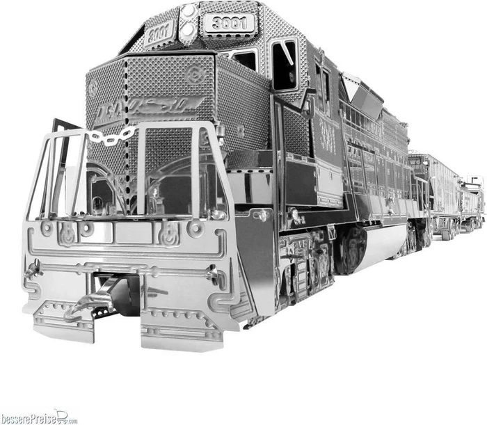 Fascinations Metal Earth Freight Train Set