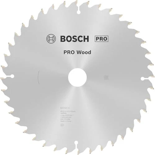 Bosch Professional Optiline Wood Kreissägeblatt 40Z, 250x3.2x30mm, 1 Stück