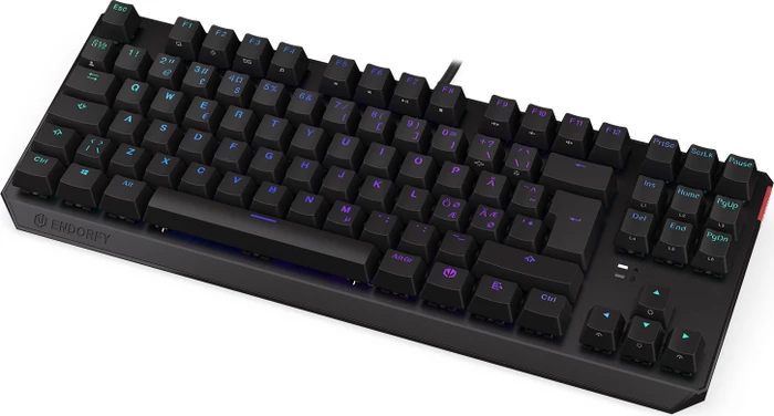 Endorfy Thock TKL, PBT, LEDs RGB, Kailh RED, USB, ND