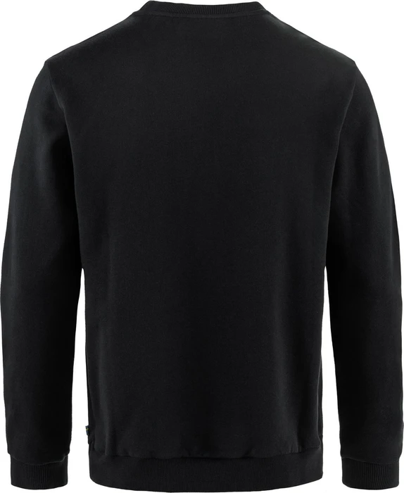 Fjällräven Logo Sweatshirt schwarz (Herren)